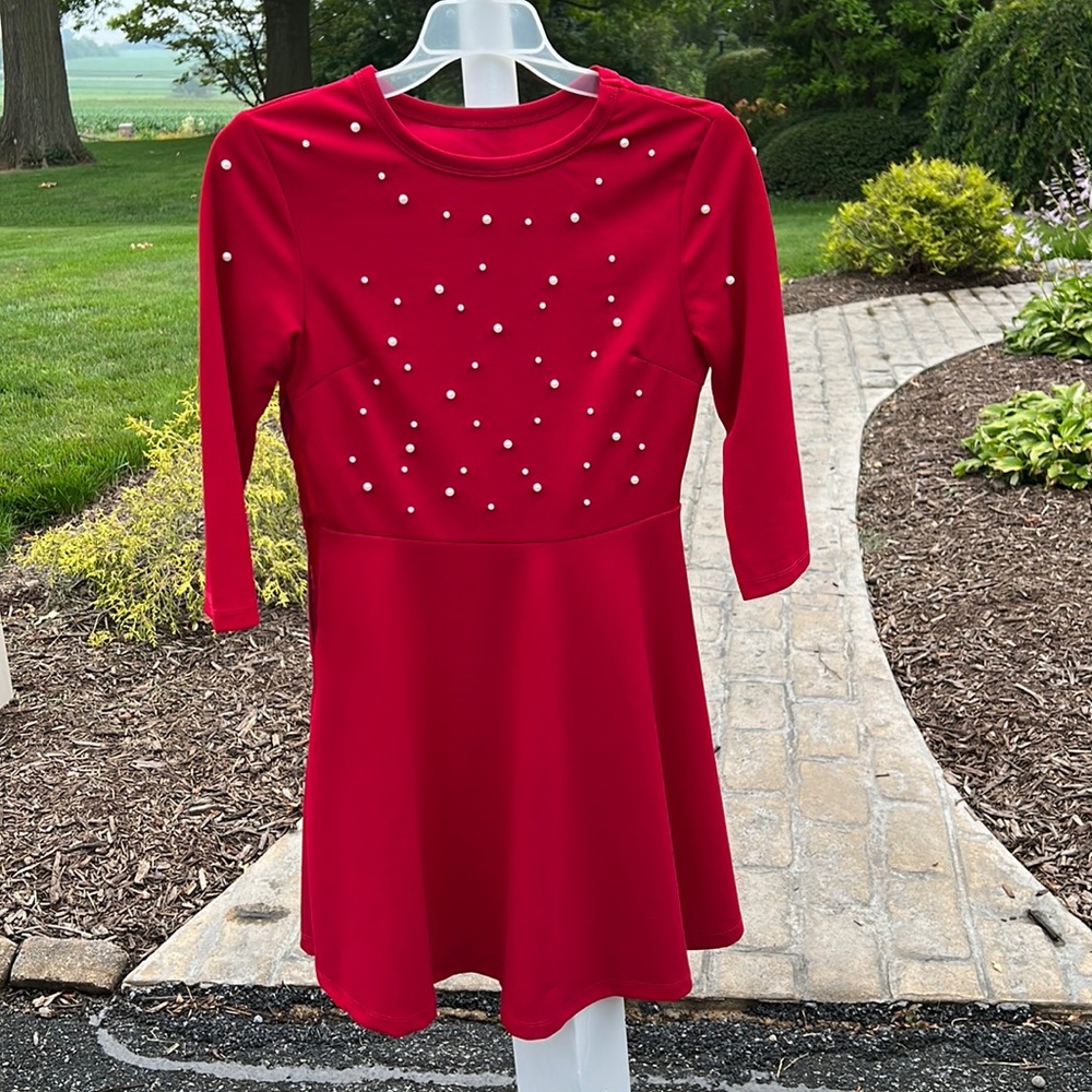 3/4 sleeve pearl dress